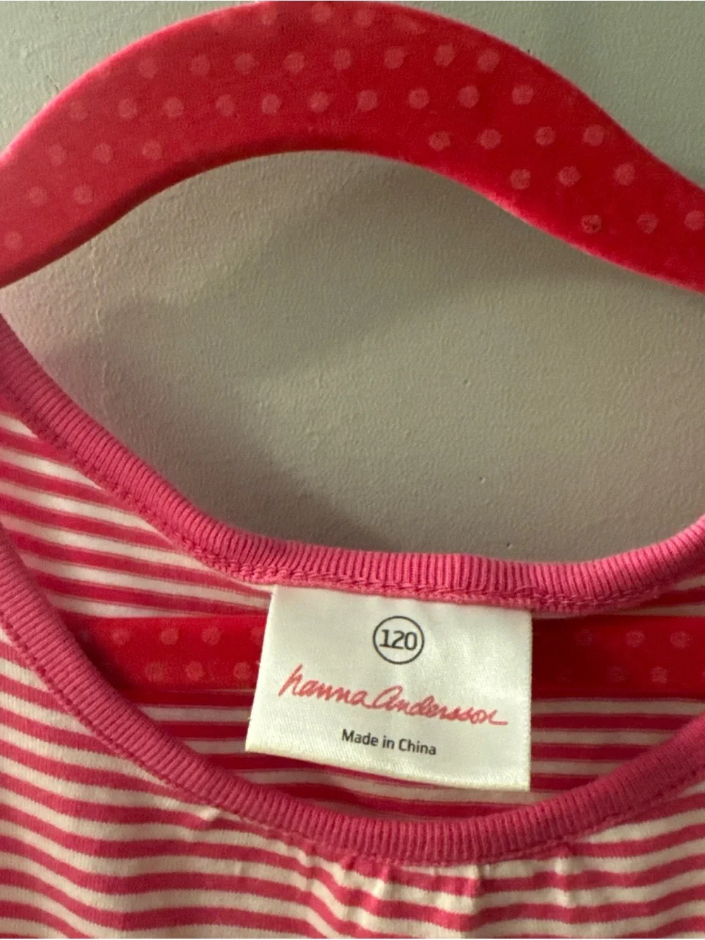 Hanna Andersson Pink & Green Sleeveless Drop-Waist Dress girls size 6
